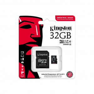 32GB microSDHC Kingston Industrial Temperature U3 V30 A1 + adapter (SDCIT2/32GB)