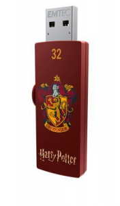 Pen Drive 32GB Emtec Harry Potter Gryffindor USB 2.0 (ECMMD32GM730HP01)