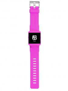 Lenco MP3 Sportwatch-100 Bluetooth sportóra rózsaszín