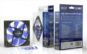 Blacknoise NB-BlackSilentFan 1000rpm ház hűtő 12 cm (XL-1)
