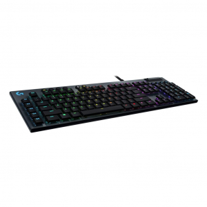 Logitech G815 LIGHTSYNC Amerikai nemzetközi Linear Gamer billentyűzet fekete (920-009008)