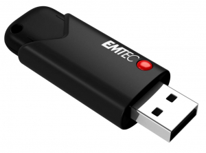 Pen Drive 64GB Emtec Click Secure B120 USB 3.2 (ECMMD64GB123)
