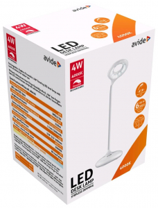 Avide LED asztali lámpa minimal fehér 4W (ABLDL-MIN-4W)