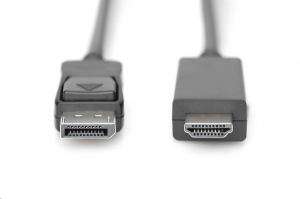 Digitus DisplayPort -> HDMI átalakító kábel 3m fekete (AK-340303-030-S)