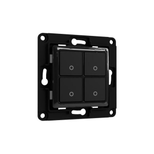 Shelly Wall Switch 4 fali kapcsoló 4 gombos fekete
