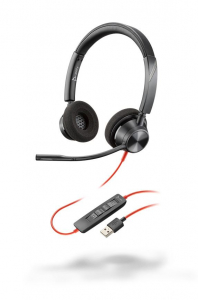 Poly Blackwire 3320 USB-A sztereó headset (213934-01)