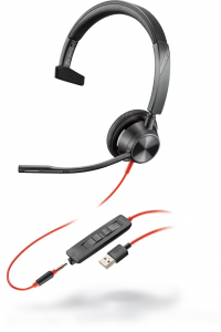 Poly Blackwire 3315 USB-A mono headset (213936-01 / 76J12AA)