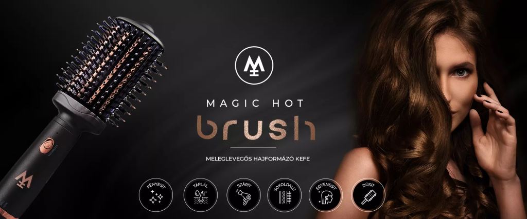 Magic Hair Hot Brush meleglevegős hajformázó 