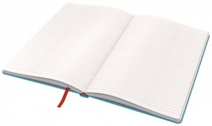 Leitz Cosy Soft Touch keményfedeles jegyzetfüzet, vonalas nyugodt kék (44810061)