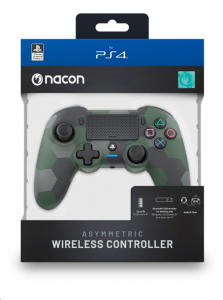 Nacon Asymmetric Wireless Controller PS4 gamepad terepmintás (PS4OFPADWLCAMOGREEN)