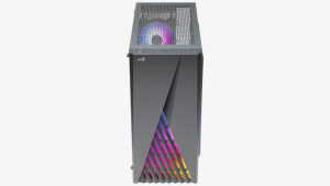 AeroCool Delta-G-BK-v1 táp nélküli ház edzett üveg oldallappal fekete (ACCM-PV45013.11)