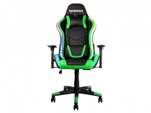 Raidmax Drakon ARGB gaming szék fekete-zöld (DK925GN)