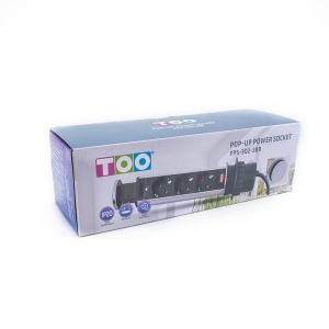 TOO PPS-302-3BR rejtett hálózati elosztó 3 aljzat szálcsiszolt