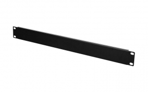 Stalflex rack szekrény takaró panel 1U 19" fekete (RP19-1U-B)