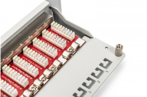 Digitus DN-91612S-EA-G patch panel 12 port 1U 10" CAT 6a árnyékolt szürke