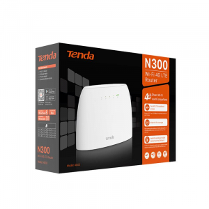 Tenda 4G03 vezeték nélküli N300 Wi-Fi 4G LTE Router