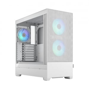 Fractal Design Pop Air táp nélküli ablakos ház RGB White TG Clear Tint - fehér (FD-C-POR1A-01)