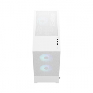 Fractal Design Pop Air táp nélküli ablakos ház RGB White TG Clear Tint - fehér (FD-C-POR1A-01)