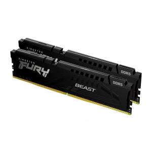 64GB 4800MHz DDR5 RAM Kingston Fury Beast Black CL38 (2x32GB) (KF548C38BBK2-64)