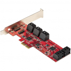 StarTech.com 10x SATA bőv&iacute;tő k&aacute;rtya PCIe (10P6G-PCIE-SATA-CARD)