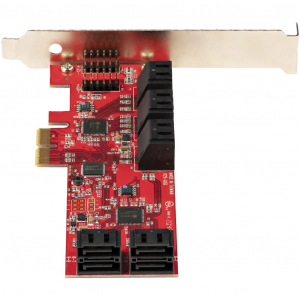 StarTech.com 10x SATA bőv&iacute;tő k&aacute;rtya PCIe (10P6G-PCIE-SATA-CARD)