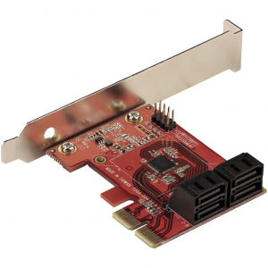 StarTech.com 4x SATA bőv&iacute;tő k&aacute;rtya PCIe (4P6G-PCIE-SATA-CARD)