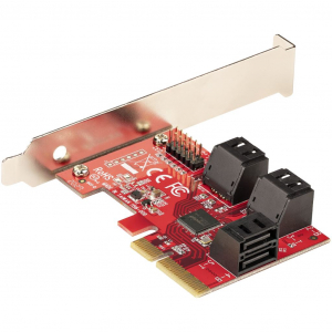 StarTech.com 6x SATA bővítő kártya PCIe (6P6G-PCIE-SATA-CARD)