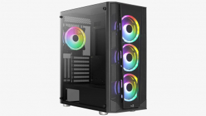 AeroCool Prism-G-BK-v2 táp nélküli ablakos ház fekete (ACCM-PB29043.11)