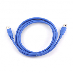 Gembird Cablexpert USB 3.0  A-B printer kábel 1.8m kék (CCP-USB3-AMBM-6)