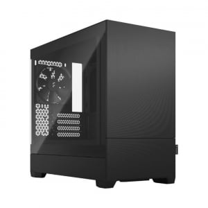 Fractal Design Pop Mini Silent táp nélküli ablakos mATX ház Black TG Clear Tint - fekete (FD-C-POS1M-02)