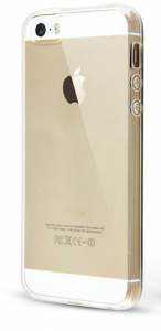 Apple iPhone SE/5/5S Ultra Slim 0.3 mm szilikon hátlap tok átlátszó