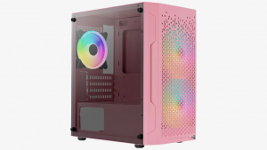 Aerocool Trinity Mini-G-PK-v3 Pink táp nélküli ablakos Micro ATX ház rózsaszín (ACCS-PV32133.P1)