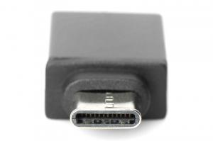 Assmann USB A -> USB C adapter fekete (AK-300506-000-S)