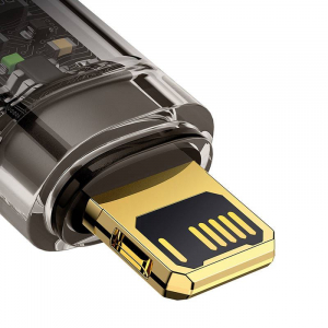 Baseus Explorer USB-Lightning kábel 2,4A 1m (fekete (CATS000401)
