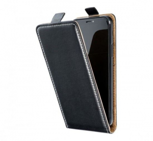 Xiaomi Redmi Note 11/11S Flip tok szilikon belsővel fekete (64461)