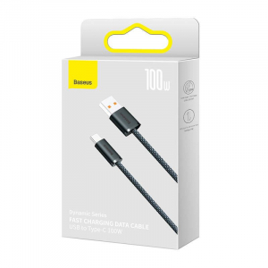 Baseus Dynamic Series USB – USB-C kábel 100W 1m szürke (CALD000616)