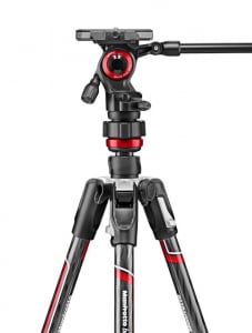 Manfrotto Befree Live Kit karbon állvány tekerős lábzár + video fej (MVKBFRTC-LIVE)
