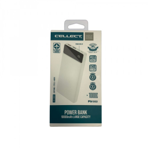 Cellect PR132 Power Bank 10000mAh fehér (CEL-PBANK-PR132-W)