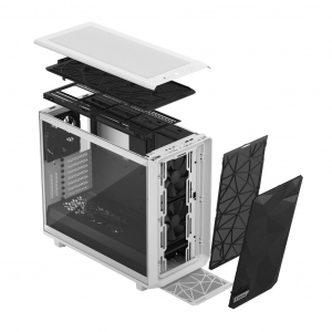 Fractal Design Meshify 2 White TG Clear Tint táp nélküli ablakos ház fehér (FD-C-MES2A-05)
