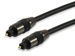 Equip Toslink optikai SPDIF kábel fekete 5m (147923)