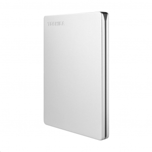 1TB Toshiba 2.5" Canvio Slim külső winchester USB 3.0 ezüst (HDTD310ES3DA)