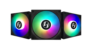 Lian Li ST120 120mm ház hűtő ventilátor 3db fekete-fehér (ST120-3B)