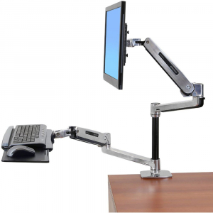 Ergotron WorkFit-LX monitor tartó és munkaállomás 42" (45-405-026)
