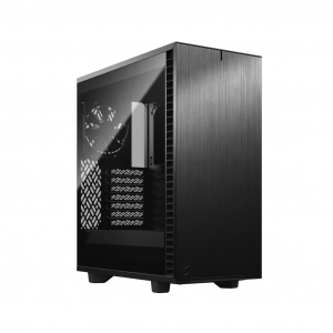 Fractal Design Define 7 Compact Black TG Dark Tint táp nélküli ablakos ház fekete (FD-C-DEF7C-02)