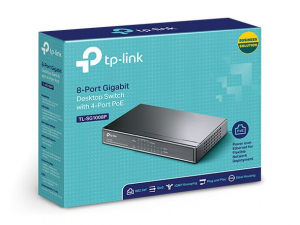 TP-Link TL-SG1008P 10/100/1000Mbps 8 portos switch