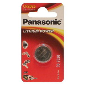 Panasonic CR2025 3V l&iacute;tium gombelem (1db/csomag) (CR-2025EL/1B)