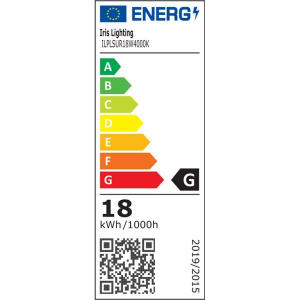 Iris Lighting PLSUR-18W 18/1440lm/4000K mennyezeti kör alakú LED panel (ILPLSUR18W4000K)