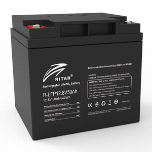 Ritar R-LFP12.8V50AH LiFePo4 12V 50Ah lítium vas foszfát akkumulátor