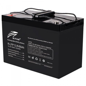 Ritar R-LFP12.8V80AH LiFePo4 12V 80Ah lítium vas foszfát akkumulátor