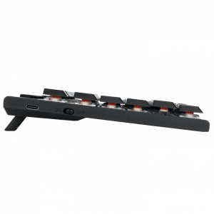 Redragon Horus Blue Switch vezetékes/vezeték nélküli billentyűzet fekete (K618-RGB_BLUE_HU)